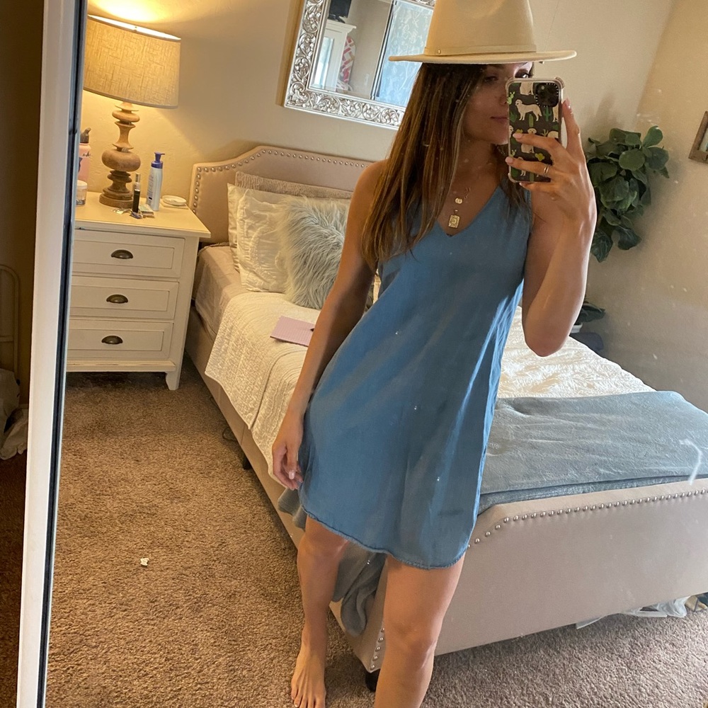 Old Navy Denim Blue Dress